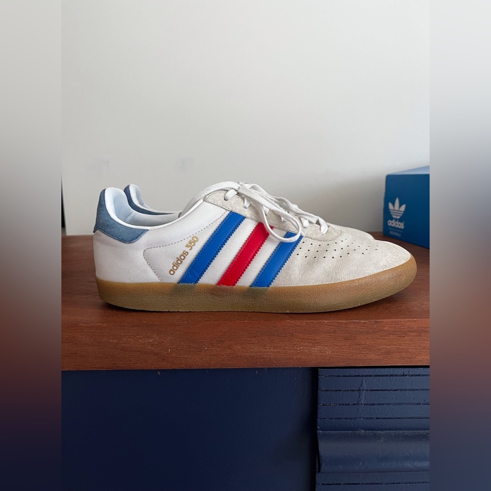 Adidas Originals 350 White/Blue/Red